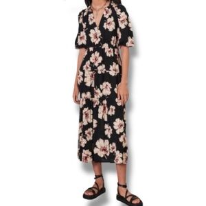ba&sh Kory Dress in Noir Floral Size 4